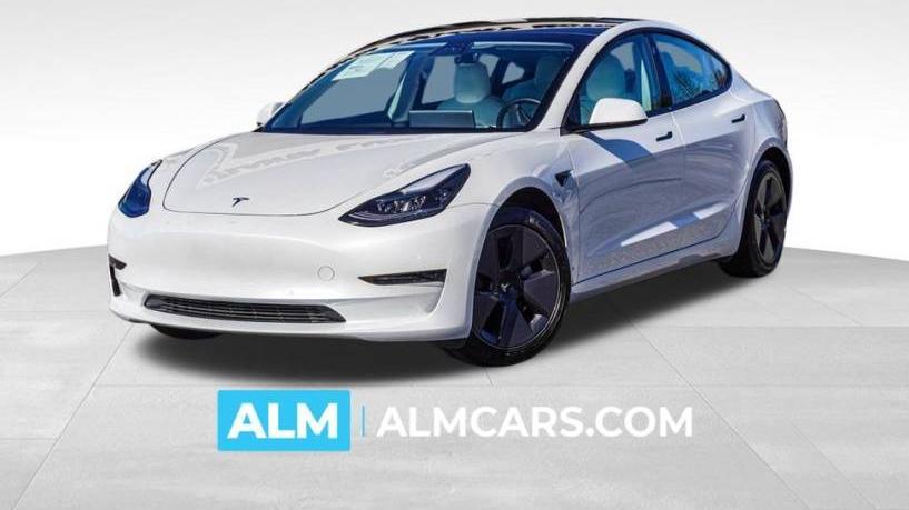 TESLA MODEL 3 2021 5YJ3E1EA1MF973711 image